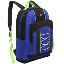 2182183 15.5 In. Bungee Pocket Elementary School Backpack - Case Of 20