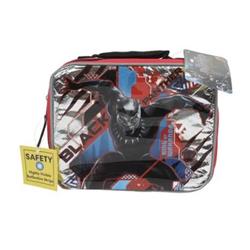 2322604 Black Panther Rectangular Lunch Box - Black, Red & Blue - Case Of 6