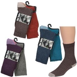 2291501 Womens Wool Blend Boot Socks - Assorted Color, Pack Of 2 - Case Of 60