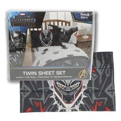 2322725 Twin Size Marvel Black Panther Sheet Set - Case Of 4