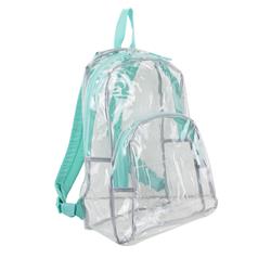 Clear All-day Backpack, Turquoise - Case Of 12