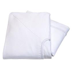 White Jersey Knit Twin Fitted Beng Sheet - Case Of 24