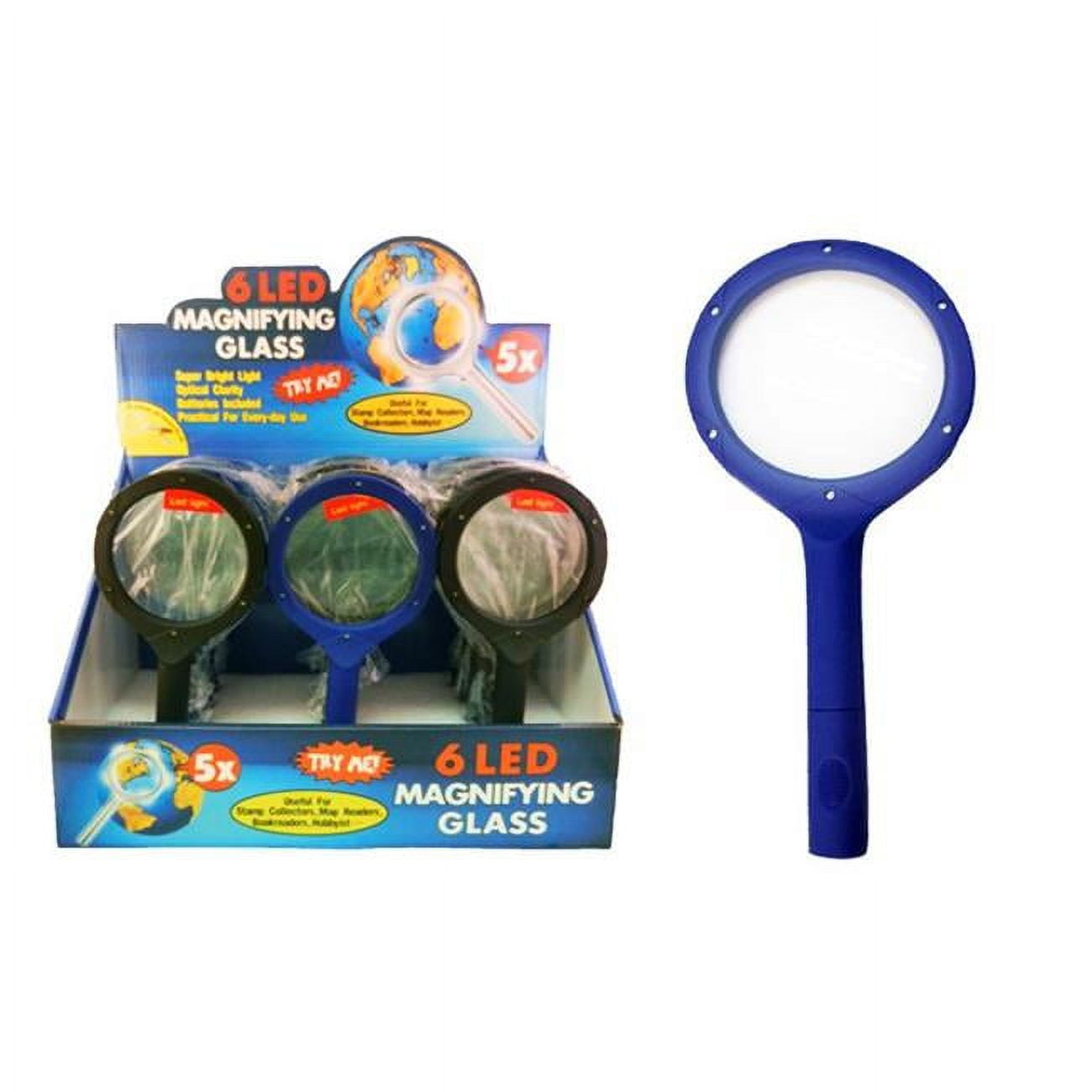 Led Magnifying Glass - Case Of 15