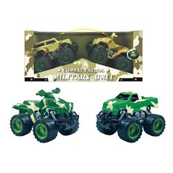 2322495 6 In. Ddi Friction Military Vehicle, 2 Assorted Color - 2 Piece - Case Of 24
