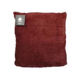 2323912 24 X 24 In. Deco Pillow, Red Faux - Case Of 16