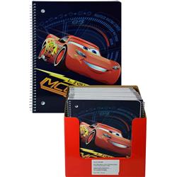 2325730 Ddi Cars 3 Single Subject Spiral Notebook - Case Of 264