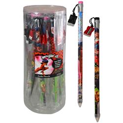 2325853 15 In. Miraculous Ladybug Jumbo Pencil With Sharpener - Case Of 240