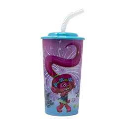 2326169 16 Oz Ddi Sports Tumbler With Straw, Pink & Teal - Case Of 180