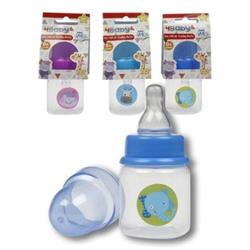 2326780 2 Oz Baby Bottle, 6 Assorted Color - Case Of 48