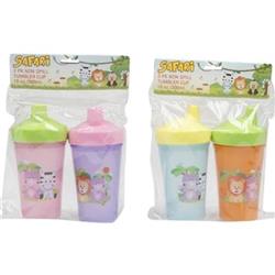 2326803 Assorted Non Spill Tumbler Baby Cup - Pack Of 2 - Case Of 72