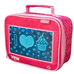 2326898 Ddi I Heart Cupcakes Led Lunch Box, Pink - Case Of 6