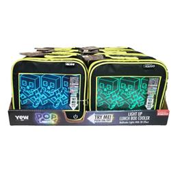 2326904 Ddi Skull Led Lunch Box, Black With Yellow - Case Of 6
