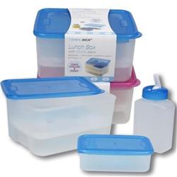 2327827 Lunch Box With Cool Pack, Assorted Color - Case Of 12