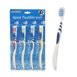 2327831 Ddi Toothbrush, Assorted Color - 4 Piece - Case Of 72