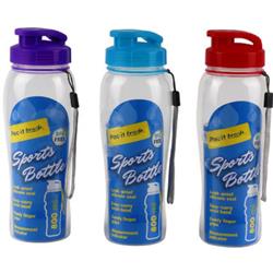 2327984 27 Oz Pac-it Fresh Sports Plastic Bottle, Assorted Color - Case Of 60