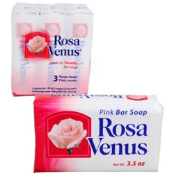 2328062 3.5 Oz Rosa Venus Bar Soap, Pink - 3 Per Pack - Case Of 20