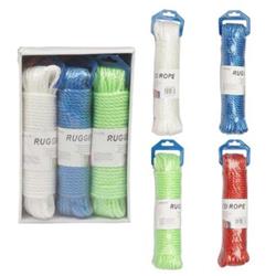 2328424 6 Mm X 20 M Rugged Rope, Assorted Color - Case Of 72