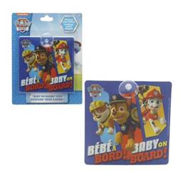 2328435 Paw Patrol Baby On Board Sign, Multi Color - Case Of 48