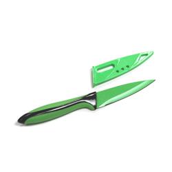 2329130 3 In. Pairing Knife With Sheath Green - Case Of 54