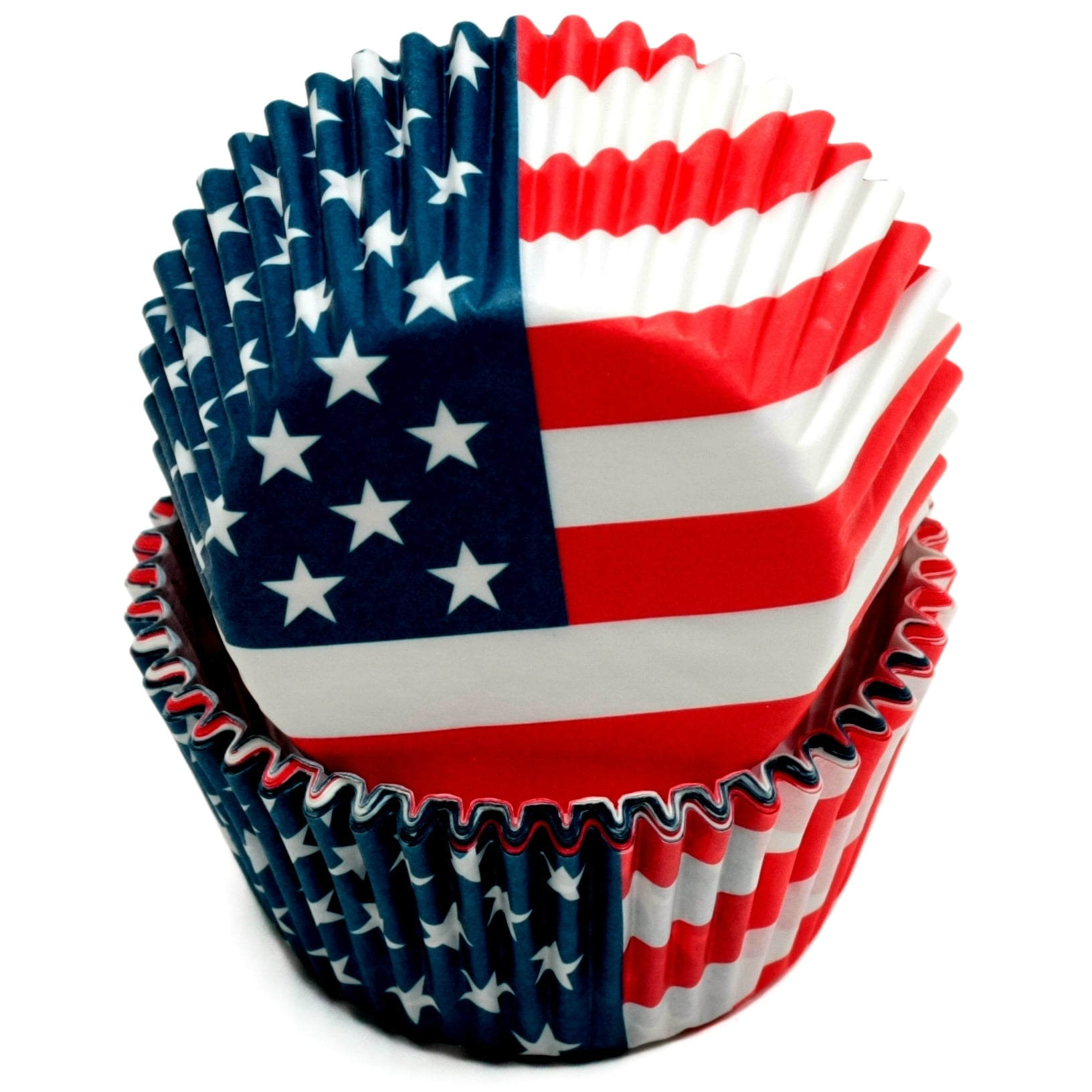 2329147 Usa Flag Baking Cups - 50 Count - Case Of 108