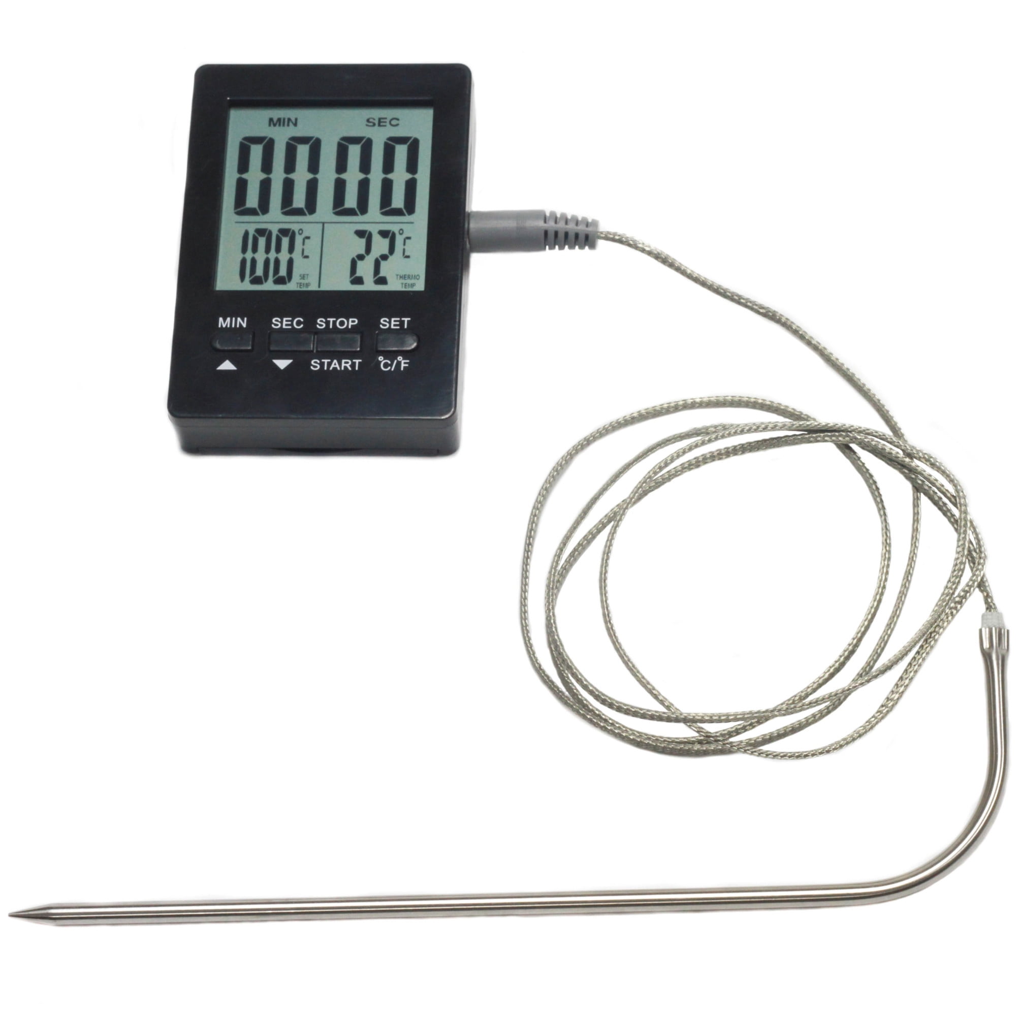 2329183 Digital Thermometer & Timer With Probe - Case Of 6