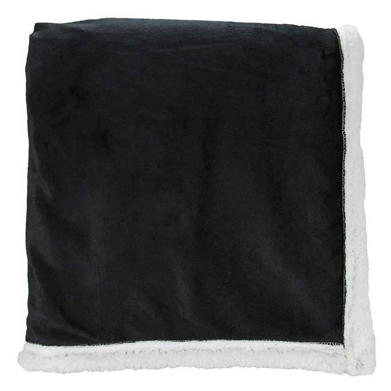 2330437 Sherpa Blanket, Black - Case Of 10