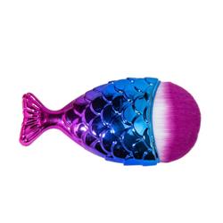 2329400 Fishtail Makeup Brush, Blue & Purple - Case Of 24