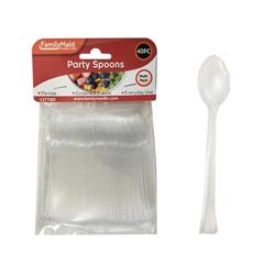 2326734 4 In. Disposable Mini Party Spoons - 40 Piece - Case Of 24