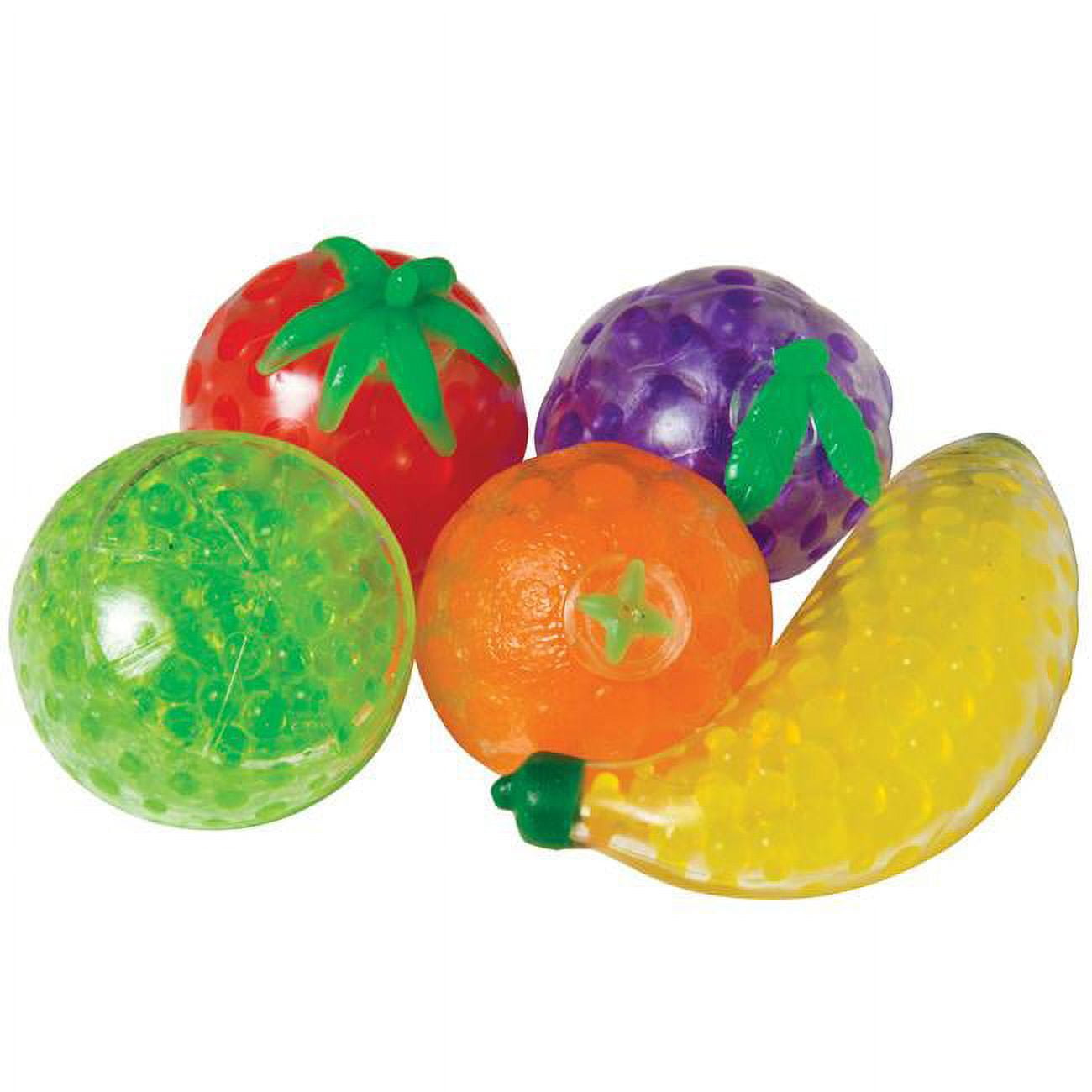 2 In. Dia. Fruity Beads Squish Ball - 12 Count - Case Of 12