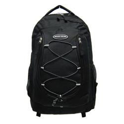 2327224 Black Bungee Backpacks, 18 in. - Case of 24