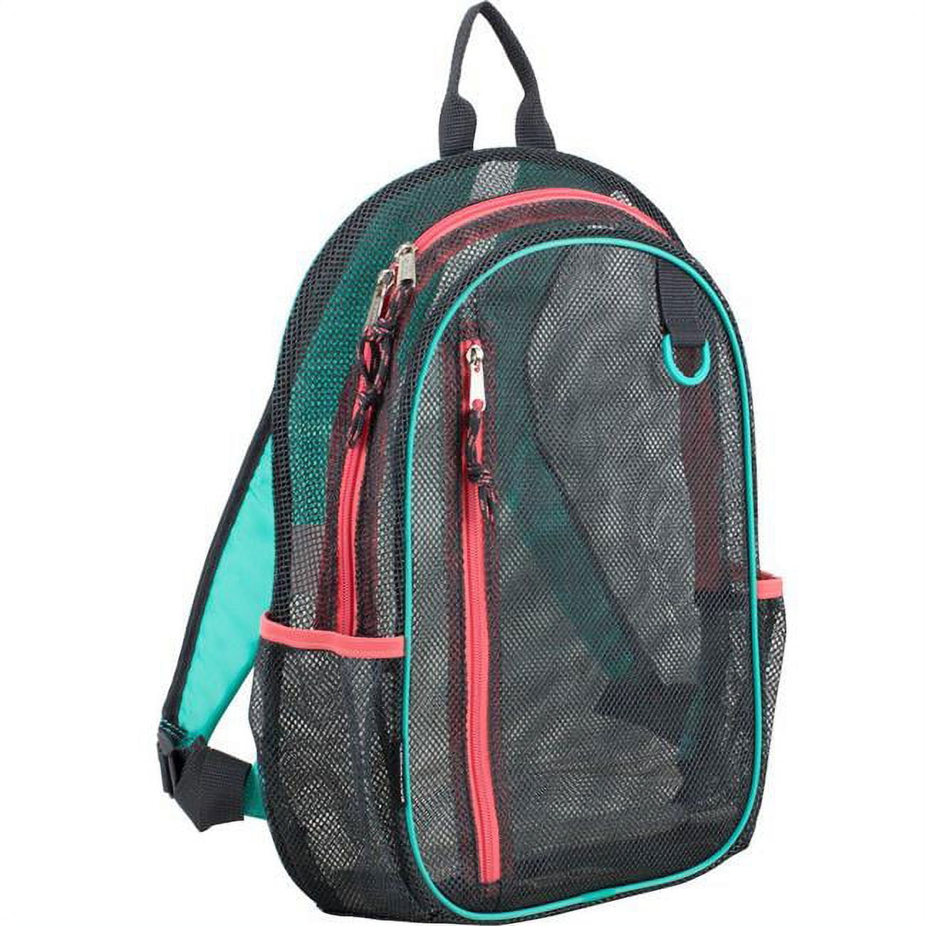 2326721 Mesh Active Backpack, Grey & Teal Pink - 17 In. - Case Of 12