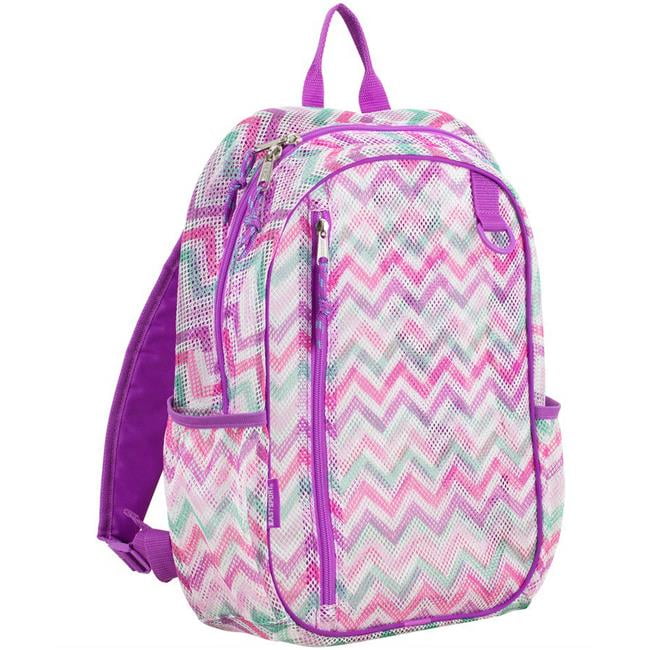 2326724 Mesh Active Backpack, Purple, White & Pink - 17 In. - Case Of 12