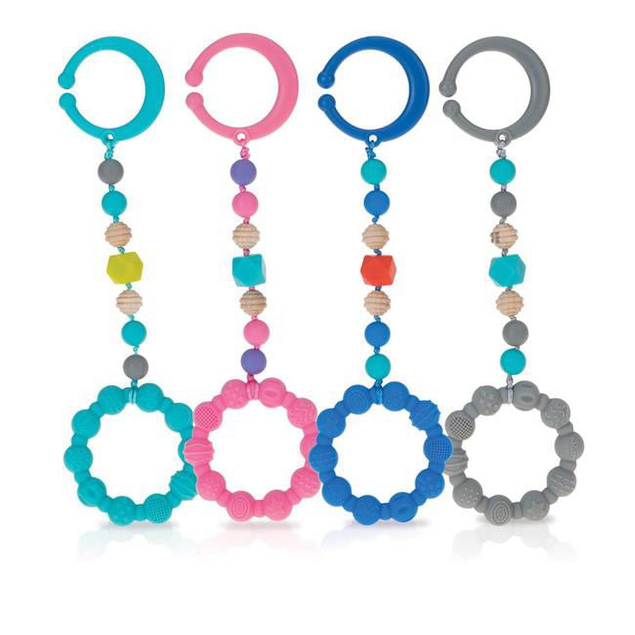 2330394 Soothing Tagalong Teether, Assorted Color - Case Of 64