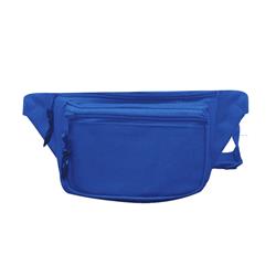 2325921 Deluxe 3 Pockets Fanny Pack, Royal - Case Of 72