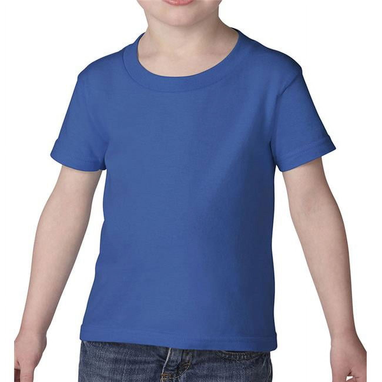 Gildan First Quality - 5100p Heavy Cotton Toddler T-shirt, Royal Blue - Large - Case Of 12