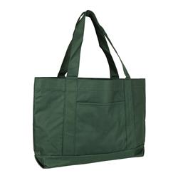 600d Poly Shopping Tote, Dark Green - Case Of 48