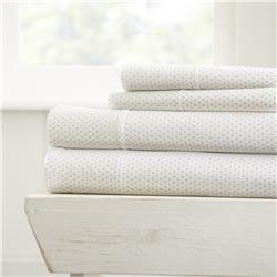 2275538 Ddi Ultra Soft Stippled Bed Sheet Set, Gray - Twin Size - 4 Piece - Case Of 16