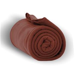 50 X 60 In. Heavy Weight Fleece Blanket Throw, Cocoa - Case Of 24