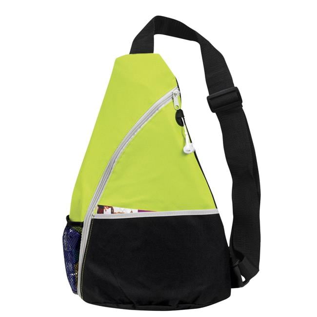 2328761 Promo Sling Backpack, Lime Green - Case Of 50