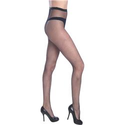 2277340 Ddi Womens Textured Fashion Tights, Black - Queen Size - Case Of 60