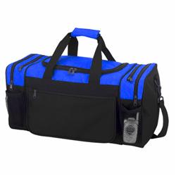 2333759 Sports Duffel Bag - Black & Royal, Case Of 18