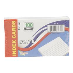 2332873 5 X 3 In. Index Card With 100 Sheets, Case Of 40