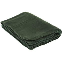 45 X 60 In. Trailworthy Fleece Blanket & Storage Bag - Green, Case Of 20