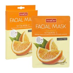 2332660 Facial Mask Vita C - Orange, Pack Of 3 - Case Of 24