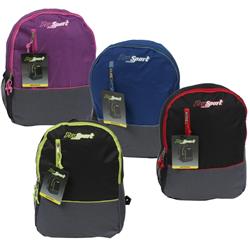 2332778 16 In. Prosport Classic Single Compartment Backpack - Assorted Colors, Case Of 24