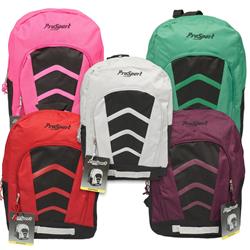 2332779 17 In. Prosport Classic Arrow Backpack - Assorted Colors, Case Of 24