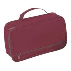 2333815 600d Poly Travel Kit With Vinyl Backing - Maroon, Case Of 60