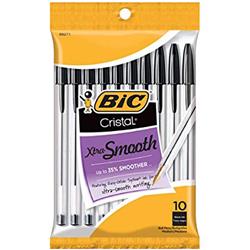 2333359 Cristal Pens - Black, Pack Of 10 - Case Of 144