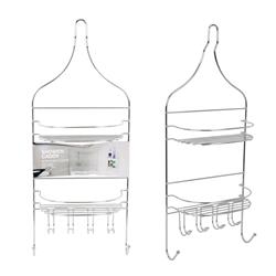 2332829 2-tier Shower Caddy With 6 Hooks, Case Of 16