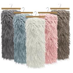 2333659 50 X 60 In. Solid Colors Fleece Mohair Throws - Ivory, Case Of 8